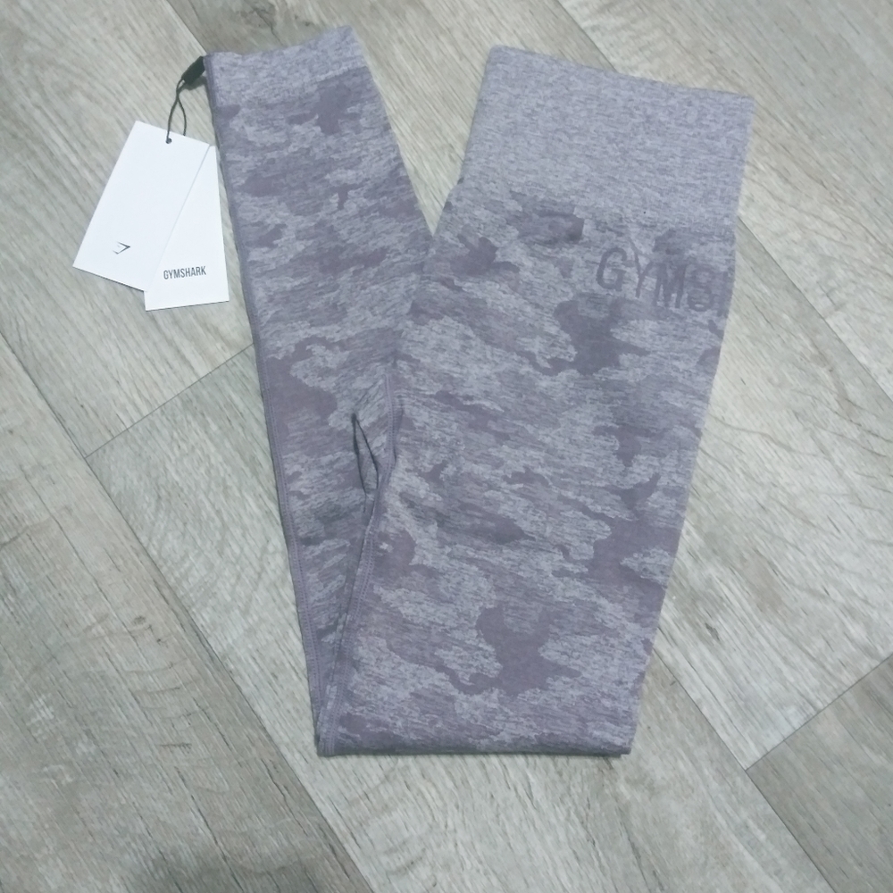 Gymshark Camo Seamless Leggings Lavender/Grey